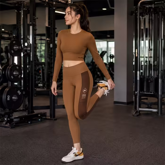 Panta-colanti Nike W NSW TIGHT RIB SU Maro XS - 7