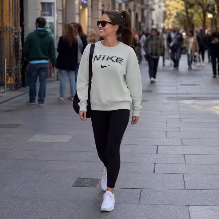 Толстовка Nike W NSW PHNX FLC STD LOGO CREW - 7
