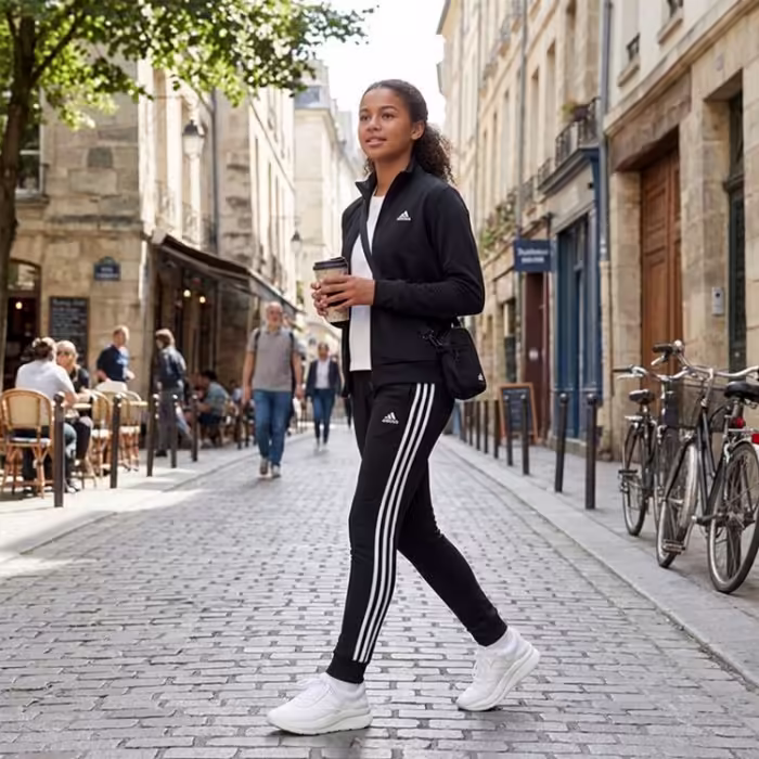 Брюки Adidas W 3S FT CF PT Черный S - 7
