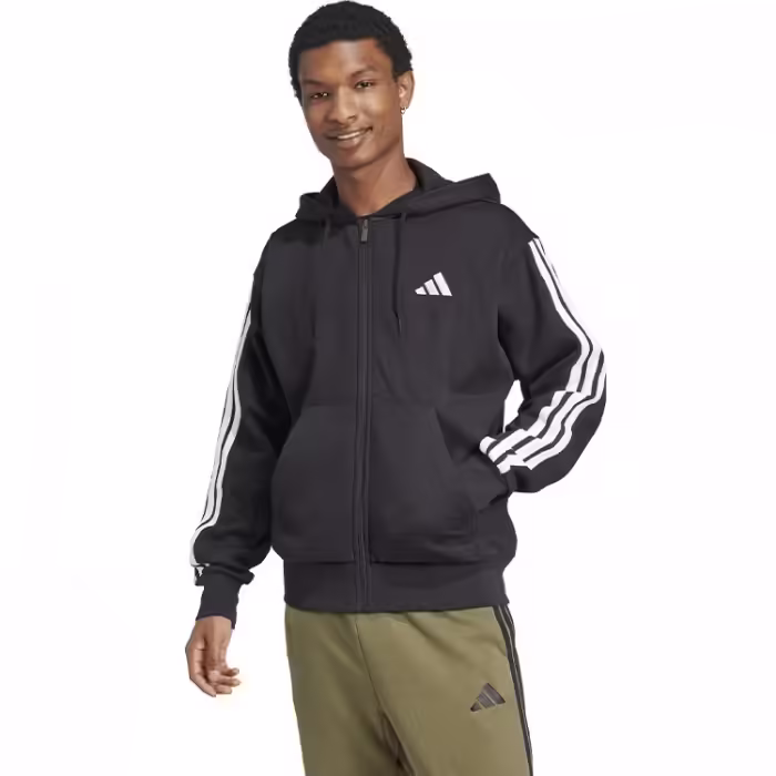 Толстовка Adidas M 3S FL FZ HD