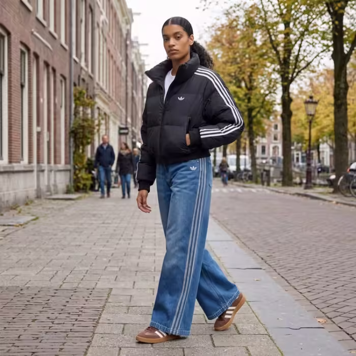 Scurta Adidas CROPPED PUFF Negru XXS - 7