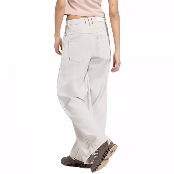 Брюки Adidas HIGH-RISE WIDE-LEG DENIM Серый 24-32 - 2