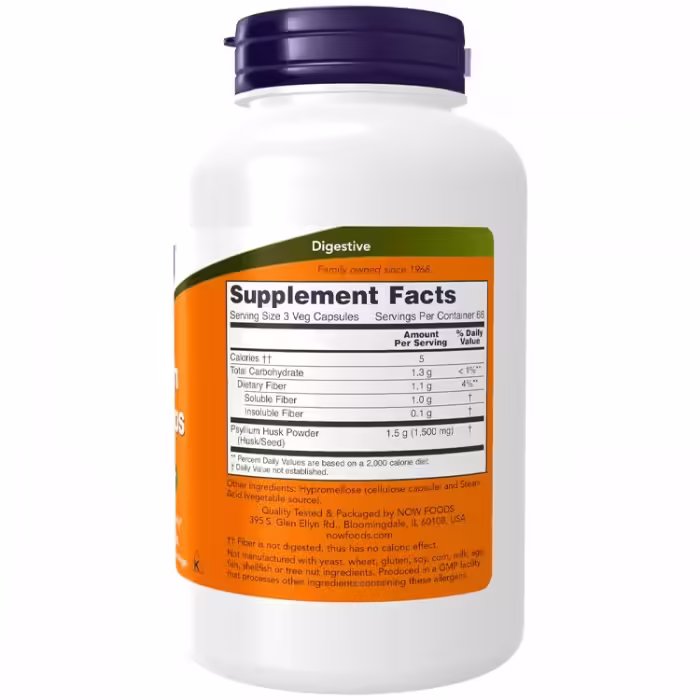 Витамины Now Foods Psyllium Husk Caps 500 mg - 2