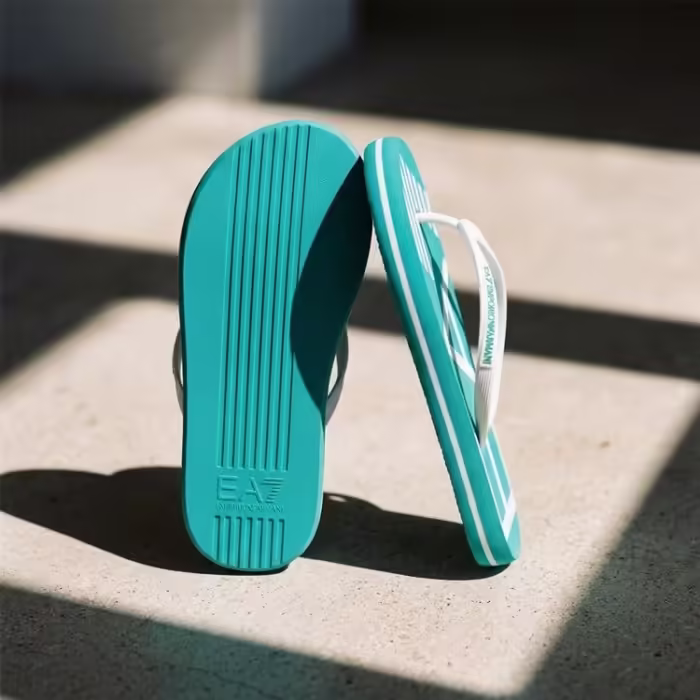 Slapi EA7 EMPORIO ARMANI WATER SPORTS OVERSIZ Verde 37 - 6