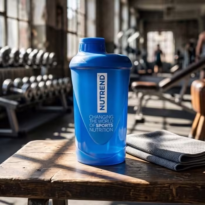 Шейкер Nutrend CHANGING THE WORLD OF SPORTS NUTRITION BLUE - 4