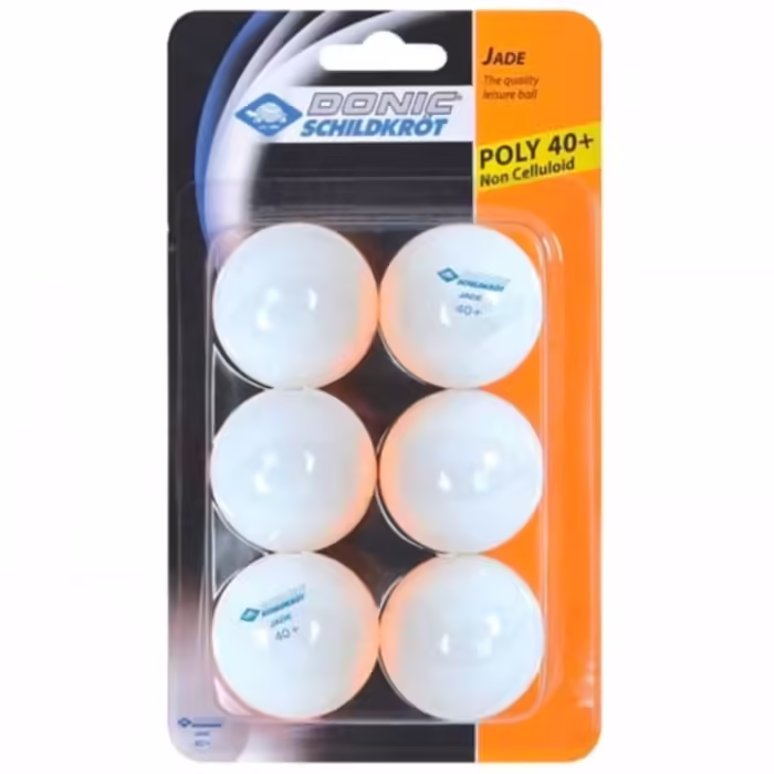 Set mingi p/u tenis de masa 6 buc Donic JADE 40+ WHITE