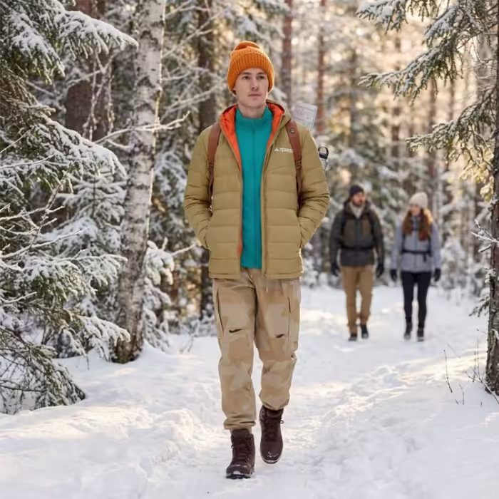 Куртка Adidas MT DOWN HO J Бежевый S - 7