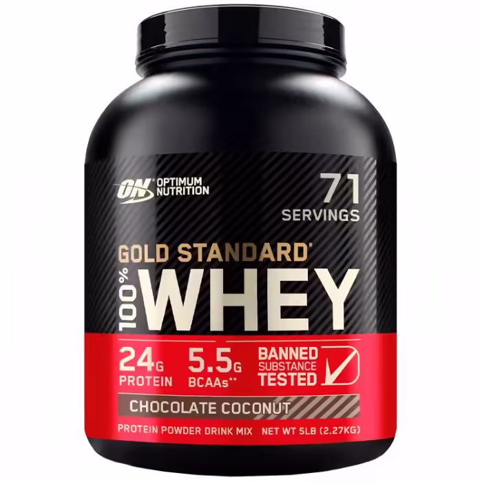 Сывороточный протеин Optimum Nutrition Gold Standard 100% WHEY Chocolate Coconut 5lb