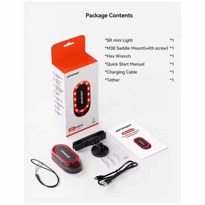 Fara spate iGPSport SR mini - 9