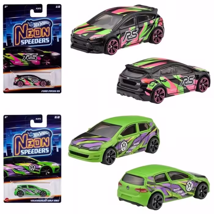 Jucarie masina Mattel Neon Speeders - 3