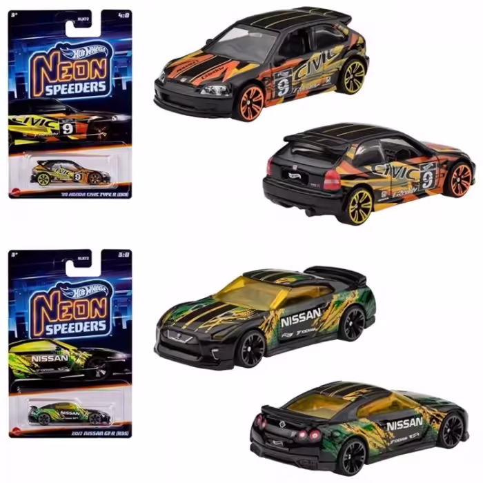 Jucarie masina Mattel Neon Speeders - 4
