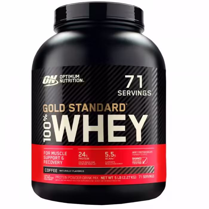 Proteine din zer Optimum Nutrition Gold Standard 100% WHEY Coffee 5lb