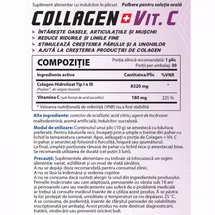 Vitamine Balkan Pharmaceuticals COLLAGEN + VIT. C powder N30 10 gr - 3