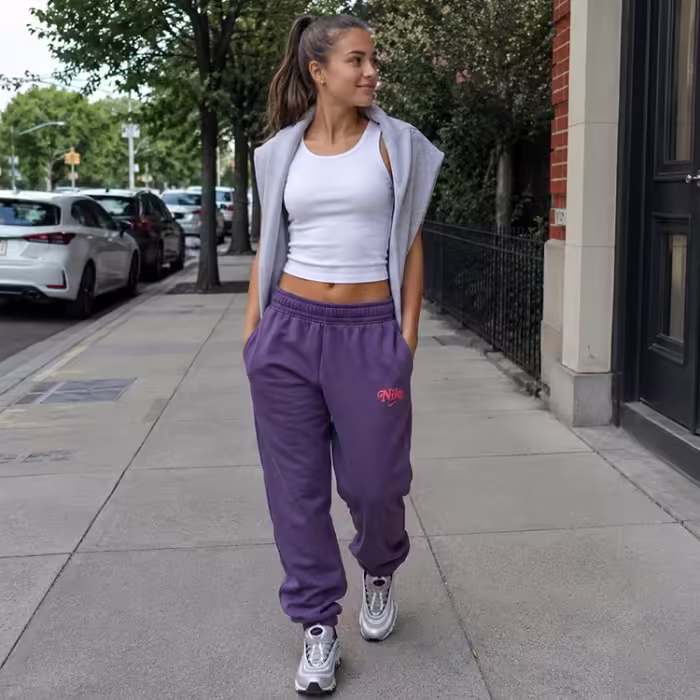 Брюки Nike G NSW TREND FLC CF PANT - 8