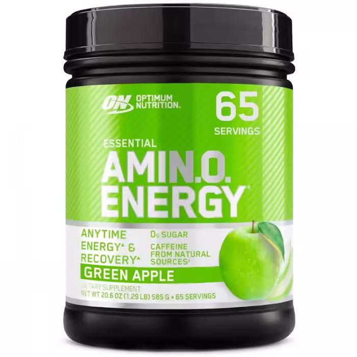 Aminoacizi Optimum Nutrition ESSENTIAL AMIN.O. ENERGY, Green Apple, 1.29lb