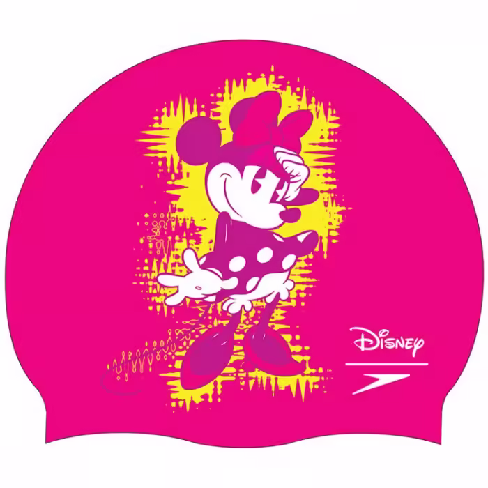 Силиконовая шапочка для плавания Speedo MINNIE MOUSE SLOGAN CAP