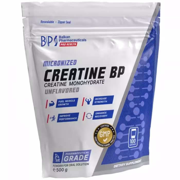 Креатин Balkan Pharmaceuticals CREATINE BP UNFLAVORED powder 500gr