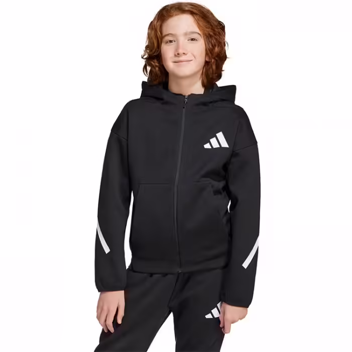 Hanorac Adidas J Z.N.E.FZ Negru 128 - 6