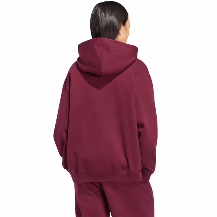 Tricou Adidas ESSENTIALS OVERSIZED FLEECE HOODIE Rosu XS - 2