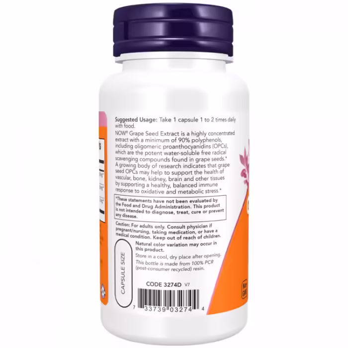 Vitamine Now Foods Extra Strength Grape Seed 250 mg - 3