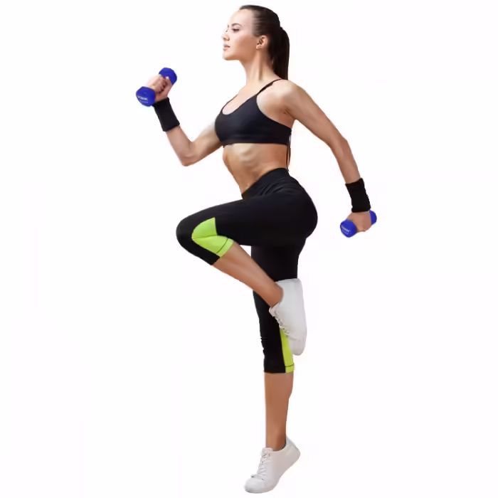 Gantera 3 kg YORK Vinyl Dipped Dumbbells (Fitbell) - 3