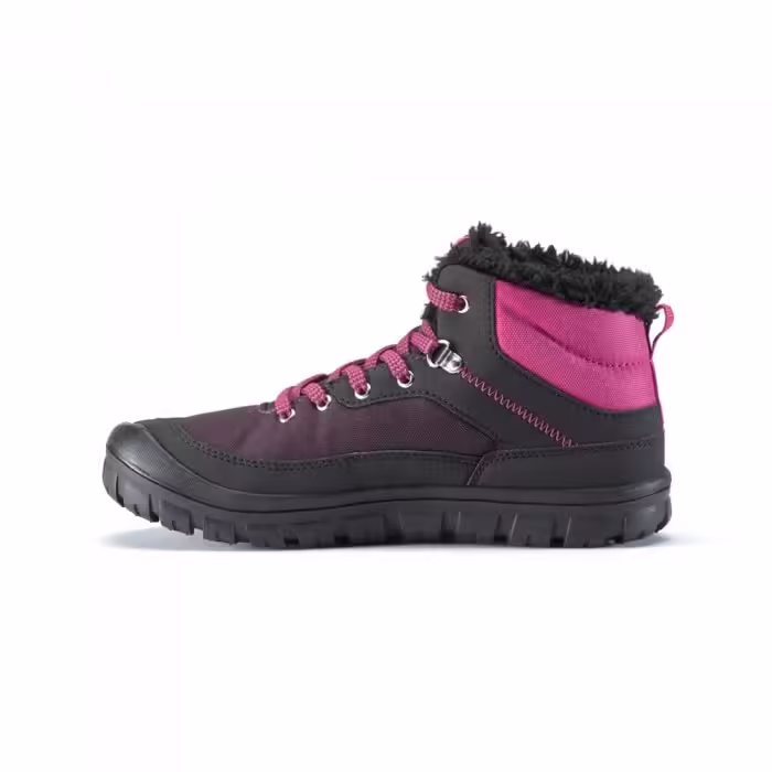 Ghete Quechua SHOES SH100 WARM LACE MID JUNIOR