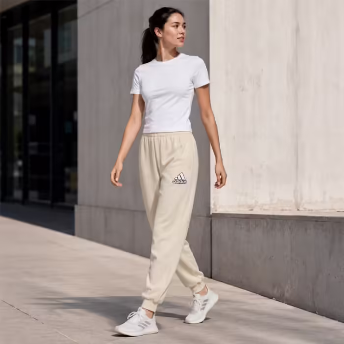 Брюки Adidas W BLUV Q1 PT Бежевый L - 9