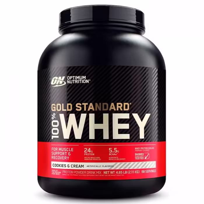 Сывороточный протеин Optimum Nutrition ON 100% WHEY GOLD COOKIES CREAM 4.65LB