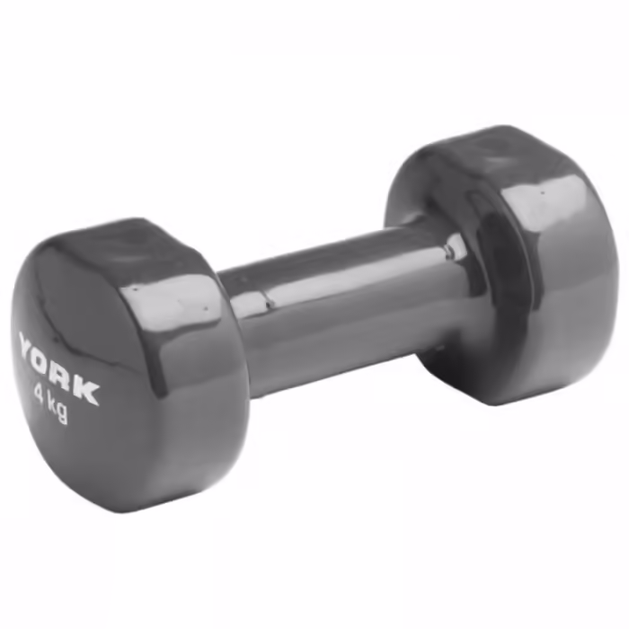 Gantera 4 kg YORK Vinyl Dipped Dumbbells (Fitbell)
