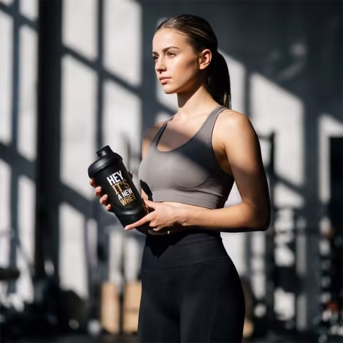 Шейкер Nutrend 100 WHEY PROTEIN BLACK - 4