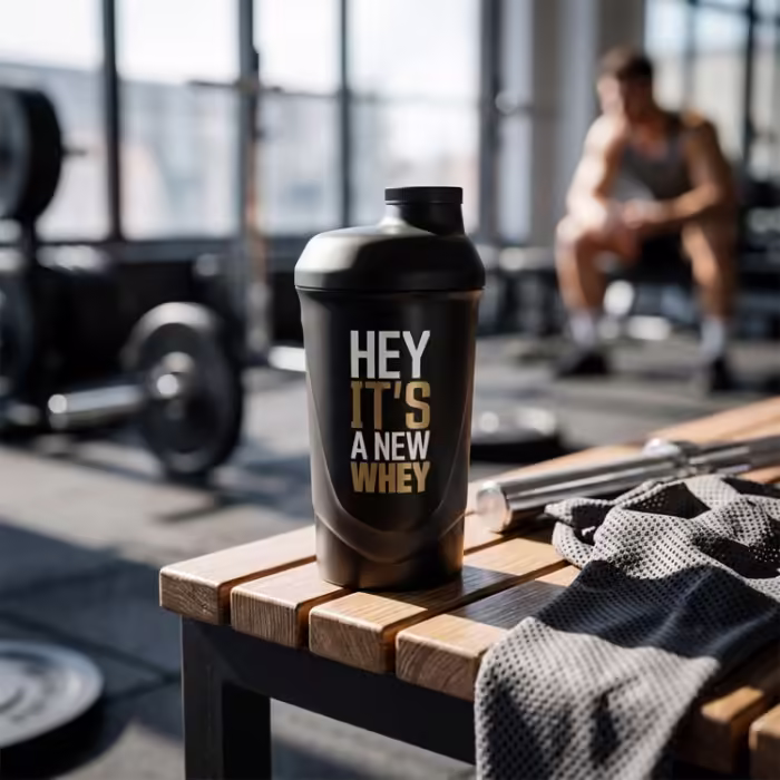 Шейкер Nutrend 100 WHEY PROTEIN BLACK - 5