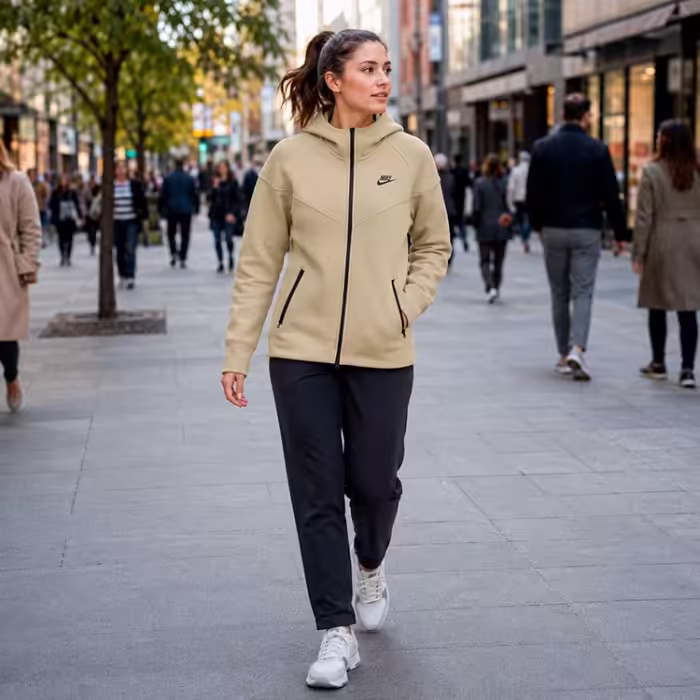 Hanorac Nike W NSW TCH FLC WR FZ HDY Maslin XS - 2