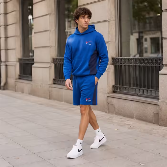 Шорты Nike NSW SW AIR SHORT FT Синий XS - 7