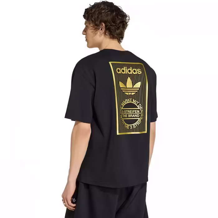 Футболка Adidas VARSITY GOLDEN TONGUE Черный S - 2
