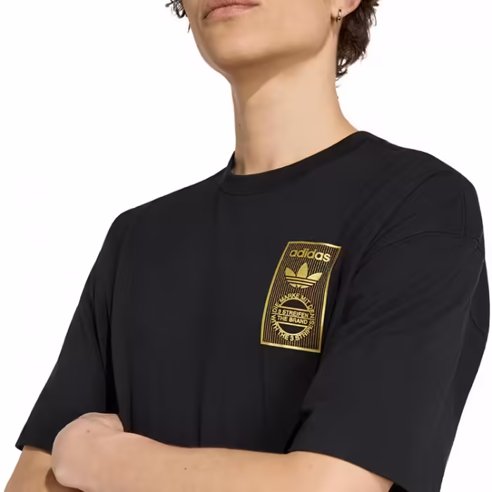 Футболка Adidas VARSITY GOLDEN TONGUE Черный S - 4