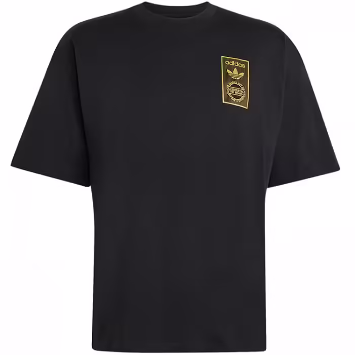 Футболка Adidas VARSITY GOLDEN TONGUE Черный S - 6