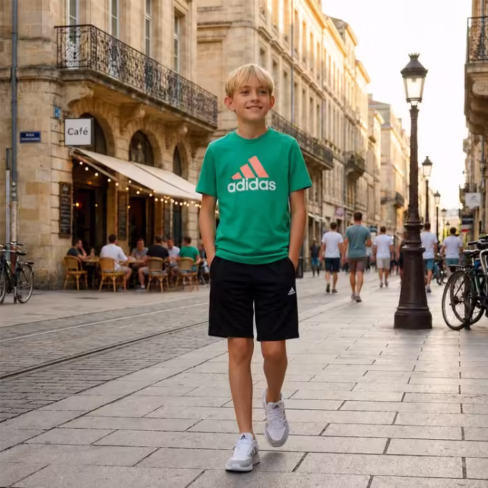 Tricou Adidas U BL 2 TEE Verde 140 - 8