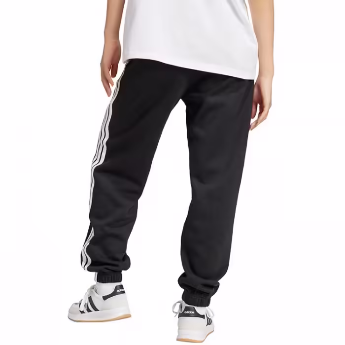 Брюки Adidas ESSENTIALS 3-STRIPES FLEECE LOOSE-FIT Черный XS - 2