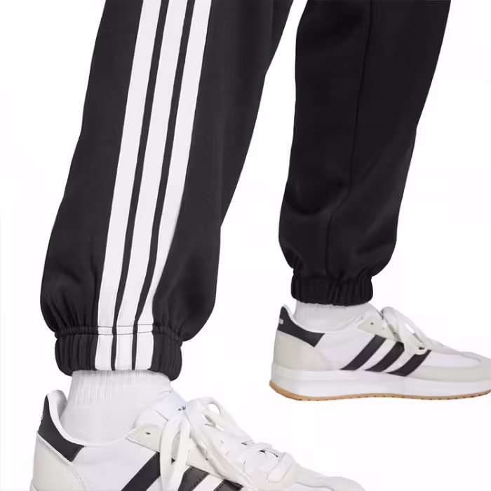 Брюки Adidas ESSENTIALS 3-STRIPES FLEECE LOOSE-FIT Черный XS - 5