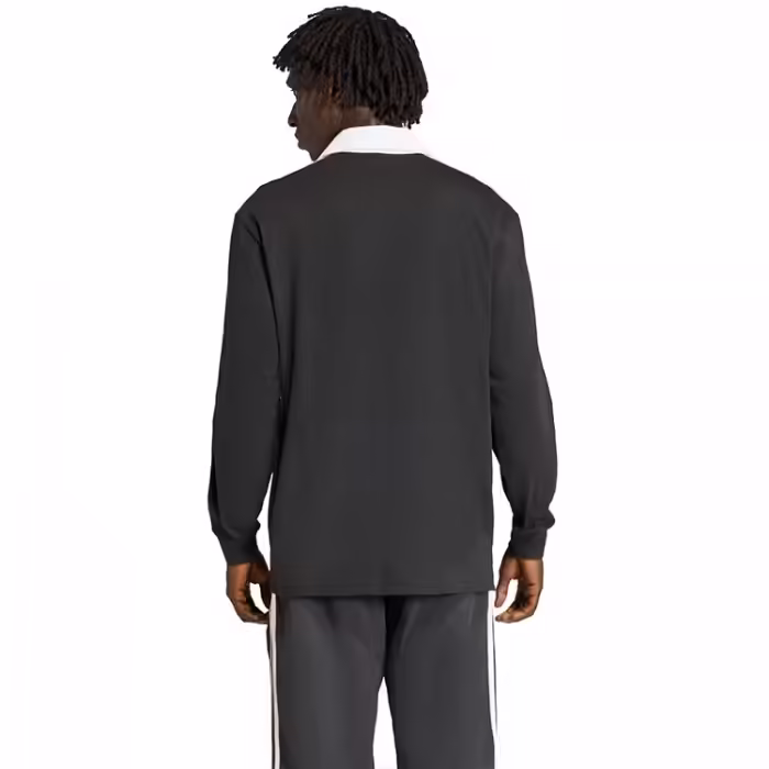 Толстовка Adidas 3-STRIPES RUGBY LONGSLEEVE Черный XS - 2