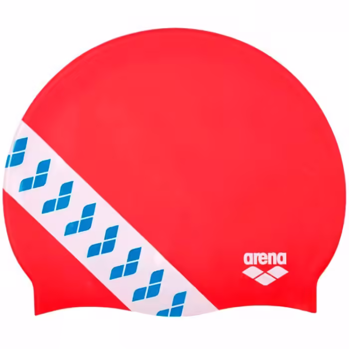Силиконовая шапочка для плавания Arena TEAM STRIPE CAP
