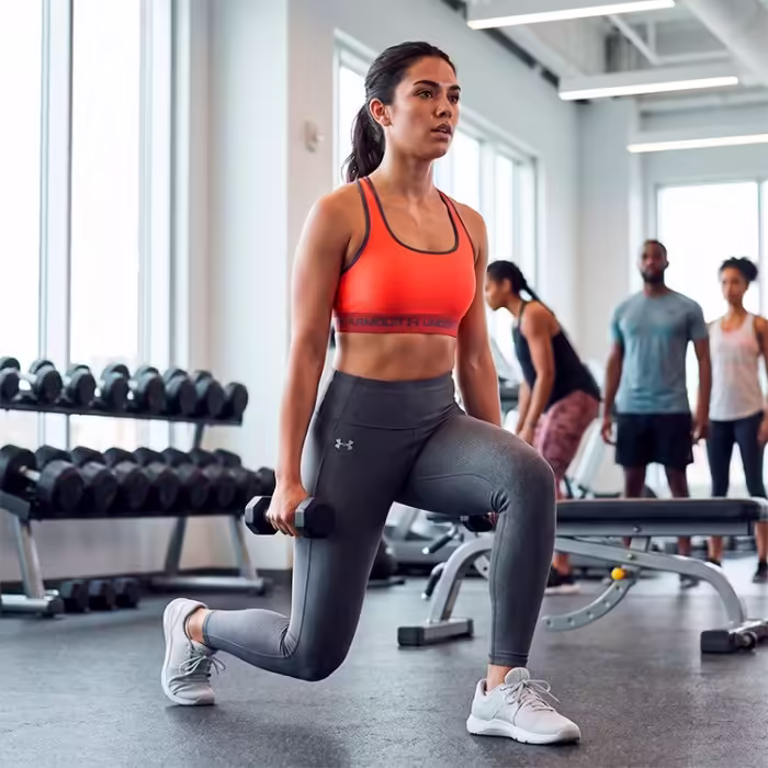 Bra sportive Under Armour UA CROSSBACK MID BRA Portocaliu S - 7