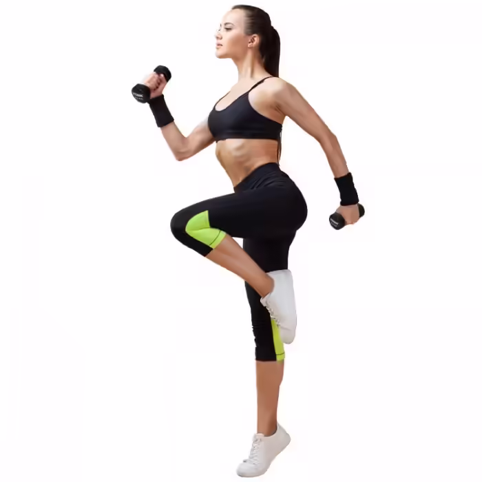 Gantere 5 kg YORK Vinyl Dipped Dumbbells (Fitbell) - 3