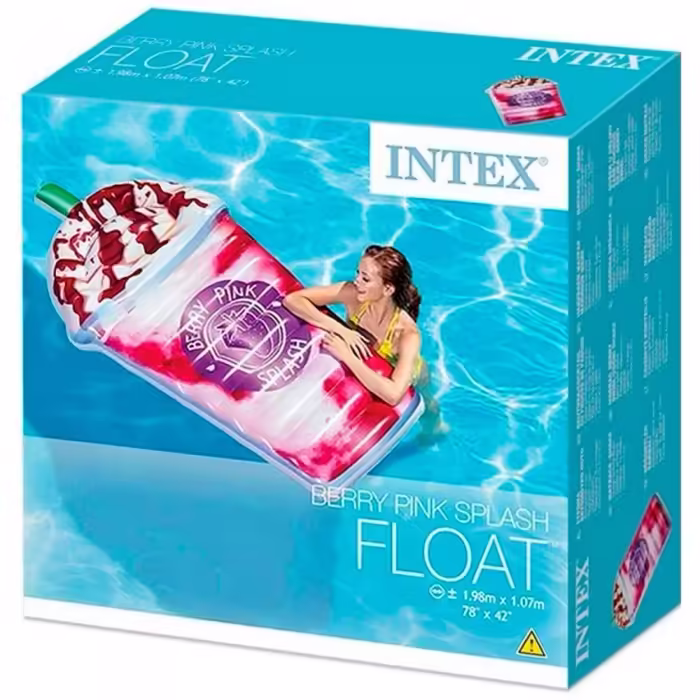 Saltea gonflabila INTEX BERRY PINK SPLASH