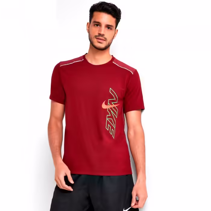 Tricou Nike M NK DF BRTHE RISE 365 H SS GX Bordo M - 3