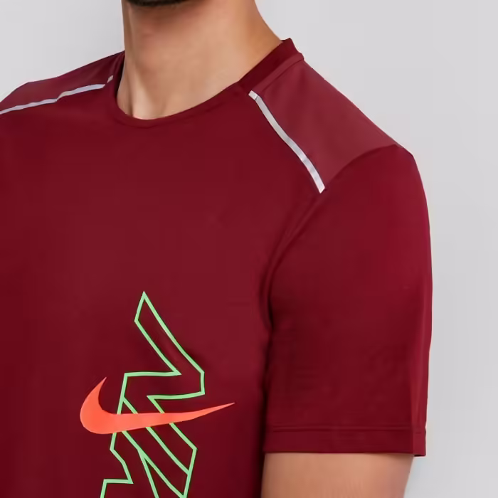Tricou Nike M NK DF BRTHE RISE 365 H SS GX Bordo M - 5