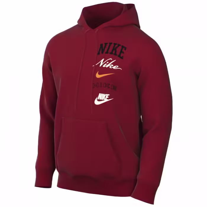 Толстовка Nike M NK CLUB BB PO HDY STACK GX Бордовый M - 8