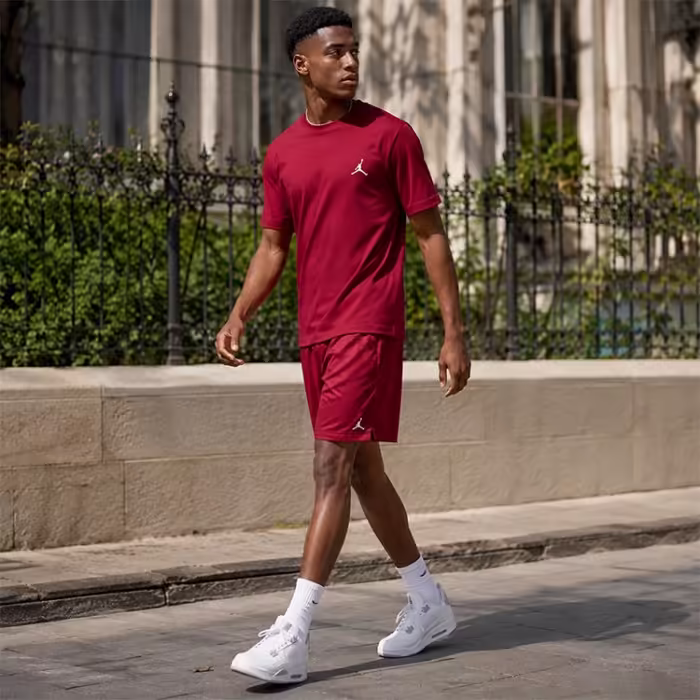 Sorti Nike J ESS POOLSIDE LBR 5 Rosu XS - 7