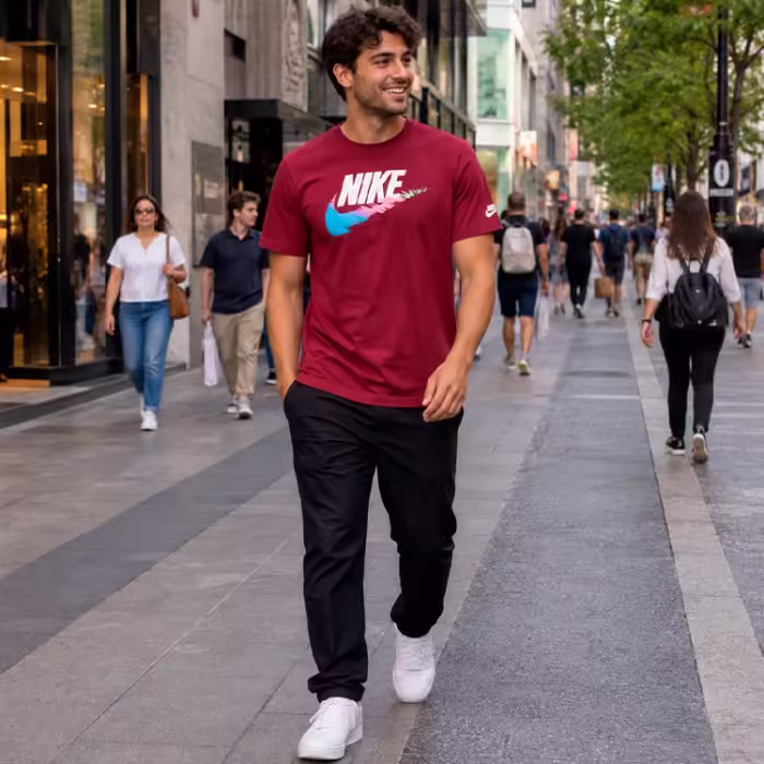 Футболка Nike M NSW TEE 6MO FTRA Красный XL - 7