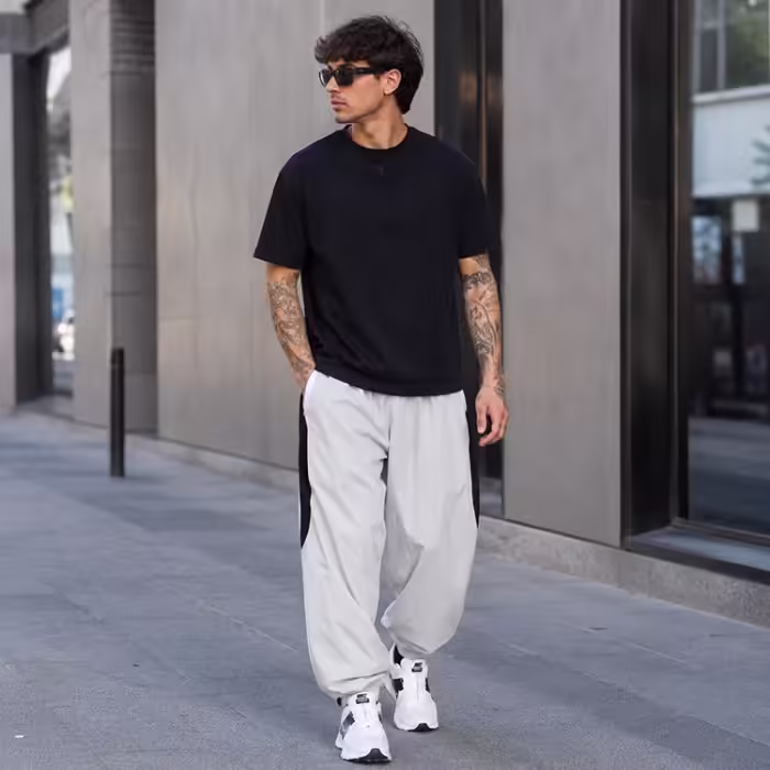 Брюки Nike M NK CLUB WVN TRK PANT OS Серый XS - 8